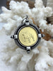 Image of Bulldogs coin,Bulldog Pendant, Bulldog Necklace, Game Day Glam,Collegiate, Coins, Dawgs, Go Dawgs, Georgia Bulldogs 2 bezel colors Fast Ship
