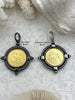 Image of Bulldogs coin,Bulldog Pendant, Bulldog Necklace, Game Day Glam,Collegiate, Coins, Dawgs, Go Dawgs, Georgia Bulldogs 2 bezel colors Fast Ship