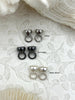 Image of Brass Tie Bar End Cap Connectors 7mm, End Cap With Tie Bars, DIY End Cap Clasps ,Brass Clasp, Finding/connector, 3 colors Sold as a pair