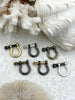 Image of Zinc Alloy 2 Tone U Lock Clasp W/ Screw, U Shape Shackle,2 Tone Marine Shackle, Horseshoe Clasp, Anchor Carabiner, Anchor Shackle. Fast Ship