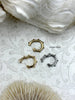 Image of Brass Snap Clasp, Snap Circle with Dots, Round Snap Ring, Snap Gate Clasp, Necklace Building Extender, Charm Holder, FastShip WHOLESALE
