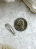 Image of Lobster Spring Gate Clasp, Push Clasp, Spring Gate Oval. Swivel Spring Gate, Push Clip, Spring Gate Pendant. Necklace Extender Fast Ship