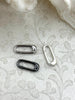 Image of Spring Gate Clasp Brass ,Gate Clasp, Push Clasp, Spring Gate Oval. Spring Clasp, Spring Gate Pendant. Necklace Building Extender Fast Ship