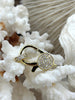 Image of Pave CZ Lobster Claw Clasps 2 colors 23mm x 13mm, lobster clasp,double sided , Spring Hook Clasp, Gold, Silver or Gunmetal. Fast Shipping