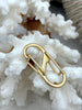 Image of Alloy Spring Clasp, Double S Hook Spring Clasp. Easy Open Spring Gate, Gate Clasp, Necklace Building, Charm Holder, 32m x 14mm WHOLESALE