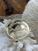 Image of Vintage French Coin Replica Champagne Medallion Coin Pendant 47mm X 57mm, 3 Finishes Available, Champagne Coin, Champagne Pendant, Fast Ship