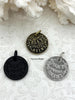 Image of Champagne Coin Pendant, Bley Frères, Champagne Token Reproduction 28mm, French Coin Pendant, Champagne Medallion 3 Finishes. Fast Ship