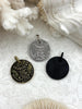 Image of Champagne Coin Pendant, Bley Frères, Champagne Token Reproduction 28mm, French Coin Pendant, Champagne Medallion 3 Finishes. Fast Ship