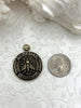 Image of French Bee Coin Pendant, Assurance l'Abeille Medal W/Bail Founded 1857 30 mm, Replica Medals Assurance l'Abeille Medal with bail Fast Ship