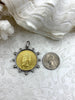 Image of Queen Elizabeth II Coin Pendant, Queen Elizabeth Replica Coin, Royal Coin Pendant, Vintage Coin, Reproduction Coin 4 Styles Fast Ship