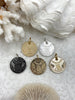 Image of Champagne Coin Pendant, Bley Frères, Champagne Token Reproduction 28mm, French Coin Pendant, Champagne Medallion 5 Finishes. Fast Ship