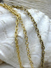 Image of Small Cable Chain Smooth Oval sold by the foot. 3.5mm x 5mm. Wire 1mm. Electroplated base metal, 6 finishes available. Fast ship