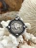 Image of Buffalo Nickel coin Pendant, Reproduction Silver Coin Pendant, Buffalo Nickel Pendant, Buffalo Nickel Coin Charm, 3 bezel colors Fast Ship
