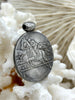 Image of Reproduction Horse Riding Coin Pendant 30mm, Gold or Burnished Silver, Reproduction Horse Coin Pendant with Bale, Equestrian Coin, Fast Ship