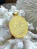 Image of Reproduction Republique Francaise Coin Pendant 30mm, Gold or Burnished Silver,French Coin Pendant with Bale, Republique Francaise, Fast Ship