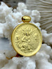 Image of Reproduction Texas Independence Coin Pendant 30mm,Gold or Burnished Silver,Reproduction Coin Pendant with Bale, Texas Independence,Fast Ship