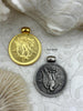 Image of Reproduction Texas Independence Coin Pendant 30mm,Gold or Burnished Silver,Reproduction Coin Pendant with Bale, Texas Independence,Fast Ship