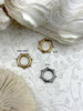 Image of Brass Snap Clasp, Snap Circle with Dots, Round Snap Ring, Snap Gate Clasp, Necklace Building Extender, Charm Holder, FastShip WHOLESALE