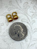 Image of Brass Tie Bar End Cap Connectors 7mm, End Cap With Tie Bars, DIY End Cap Clasps ,Brass Clasp, Finding/connector, 2 colors Sold as a pair