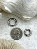 Image of Zinc Alloy Spring Clasp, 2 sizes 15mm or 18.6mm, 5 finishes, Easy Open Spring, Gate Clasp, Necklace Building Extender.Charm Holder, FastShip