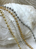 Image of Ball Chain Brass High Quality, 2 Sizes 2.3mm or 4mm, 4 Finishes, 2 Connectors Included Per 2 Feet, Chain Sold by the Foot, Fast Ship