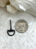 Image of Equestrian Snaffle Bit Pendant High Quality Equestrian Pendant, Zinc Alloy Bit Charm, Equestrian Charm Horse Jewelry, 2 Finishes, Fast Ship.