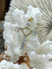 Image of Gold Cross Charms with Cubic Zirconia, Gold Religious Cross, Brass Cross Charm, Gold Cross Pendant with clear CZ, 2 styles, Fast Ship