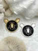Image of Black Enamel Scarab Pendants, Enamel and Plated Zinc Alloy, Scarab Charms, 2 finishes available, 35mm Pendant, Scarab Jewelry. Fast Ship.