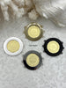 Image of REGNE Gold Plated Coin, 3 Bezel Colors, French Reproduction Coin, Plated Brass and Zinc Alloy, Gold French Art Deco Coin, Fast Ship