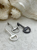 Image of Equestrian Snaffle Bit Pendant High Quality Equestrian Pendant, Zinc Alloy Bit Charm, Equestrian Charm Horse Jewelry, 6 Finishes, Fast Ship.
