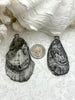 Image of Oyster Shell Cast Pendant, Shell Pendant, Seashell, 2 styles of shells, 2 colors, BBA Original. Fast Shipping