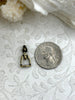Image of Equestrian Stirrup Pendant High Quality Equestrian Pendant, Zinc Alloy Stirrup Charm, Equestrian Charm Horse Jewelry, 3 Finishes, Fast Ship.