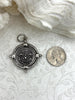 Image of French Bee Replica Coin, Reproduction Bee Coin, Bee Pendant,Bee Necklace, Gold Coin, Bee Jewelry,Coin Jewelry, Three Bezel Colors, Fast Ship