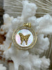 Image of Mother of Pearl Butterfly CZ Charms, 4 styles, Gold Plated Brass Butterfly Charms, MOP Charms, Cubic Zirconia, Mother of Pearl, Fast Ship