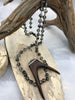 Image of Smokey Grey Crystal Rondelle Rosary Beaded Chain, 8mm and 6mm Faceted glass beads, Available with gold or gunmetal, pin 1 Meter (39 ")