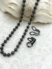 Image of Ball Chain Brass High Quality, 2 Sizes 2.3mm or 4mm, 5 Finishes, 2 Connectors Included Per 2 Feet, Chain Sold by the Foot, Fast Ship