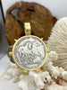 Image of Belgium Hainaut Horse Coin Pendant, Double Horse Coin, Coin Bezel, French Coin, Art Deco Coin, Silver Coin, 4 Styles. Fast Ship