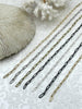 Image of Small Paperclip Chain, Brass, Long Skinny Oval Rectangle Paperclip Chain 11x4mm,Sold By foot 7 Finishes Soldered Link,FAST SHIP