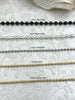 Image of Ball Chain Brass High Quality, 2 Sizes 2.3mm or 4mm, 5 Finishes, 2 Connectors Included Per 2 Feet, Chain Sold by the Foot, Fast Ship