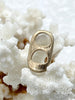 Image of Soda Tab Charm, Soda Tab Pendant, 5 Finishes Available. Fast Ship