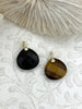 Image of Faceted Teardrop Gemstone Pendants with Gold CZ Bale (16.5mm)
