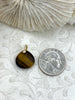 Image of Faceted Teardrop Gemstone Pendants with Gold CZ Bale (16.5mm)