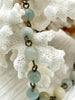 Image of AMAZONITE GEMSTONE 1 meter (39") Rosary Chain, Beaded Chain, Bronze, Gold, Silver, Gun Metal. 6mm round gemstone beads, Fast ship