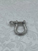 Image of Zinc Alloy U Lock Clasp With Screw, U Shape Shackle,U Fastener, Marine Shackle, Horseshoe Clasp, Anchor Carabiner, Anchor Shackle. Fast Ship