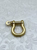 Image of Zinc Alloy U Lock Clasp With Screw, U Shape Shackle,U Fastener, Marine Shackle, Horseshoe Clasp, Anchor Carabiner, Anchor Shackle. Fast Ship