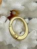 Image of Oval Spring Clasp, 20mmx15mm, Zinc Alloy 5 finishes, Easy Open Spring, Gate Clasp, Necklace Building Extender. Charm Holder, BBA Fast Ship