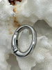 Image of Oval Spring Clasp, 20mmx15mm, Zinc Alloy 5 finishes, Easy Open Spring, Gate Clasp, Necklace Building Extender. Charm Holder, BBA Fast Ship