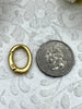 Image of Oval Spring Clasp, 20mmx15mm, Zinc Alloy 5 finishes, Easy Open Spring, Gate Clasp, Necklace Building Extender. Charm Holder, BBA Fast Ship