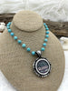 Image of Natural Fluorite Pendant with Bezel, Cabochon Natural Stone will come in a variety of patterns, 3 bezel colors, Natural Stone, Fast Ship.