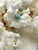 Image of AMAZONITE GEMSTONE 1 meter (39") Rosary Chain, Beaded Chain, Bronze, Gold, Silver, Gun Metal. 6mm round gemstone beads, Fast ship